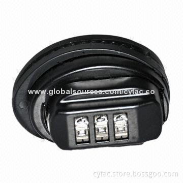Combo Code Gun Trigger Lock with Zinc-alloy Body and Rubber